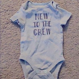 Short sleeve onesie